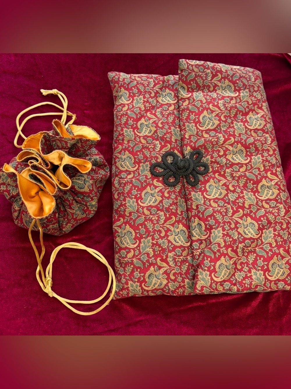 Vintage Paisley Jewelry Bags Storages
